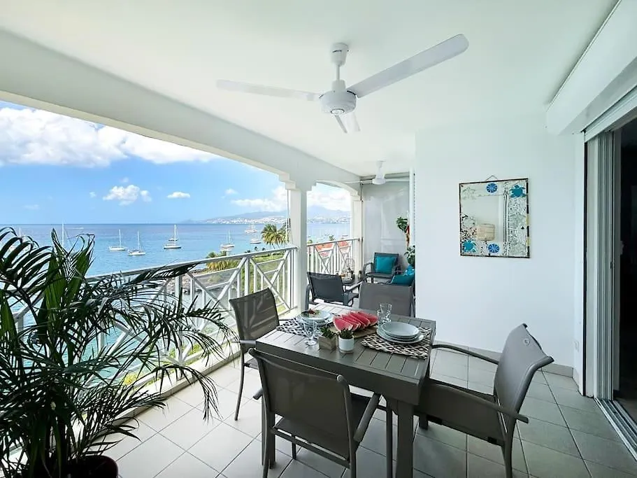 T3 Bleu Lagoon Vue Epoustouflante, Bord De Mer Les Trois-Ilets Apartment