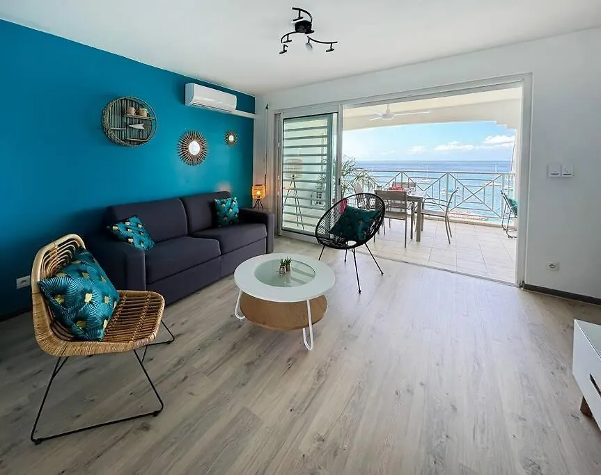 T3 Bleu Lagoon Vue Epoustouflante, Bord De Mer Les Trois-Ilets Apartment