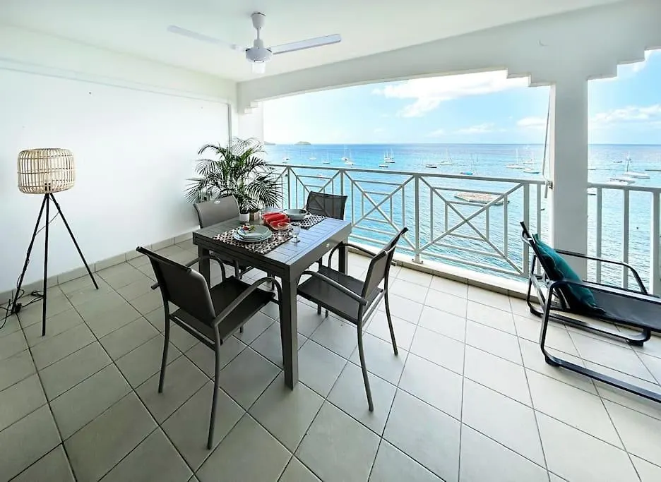 T3 Bleu Lagoon Vue Epoustouflante, Bord De Mer Les Trois-Ilets Apartment